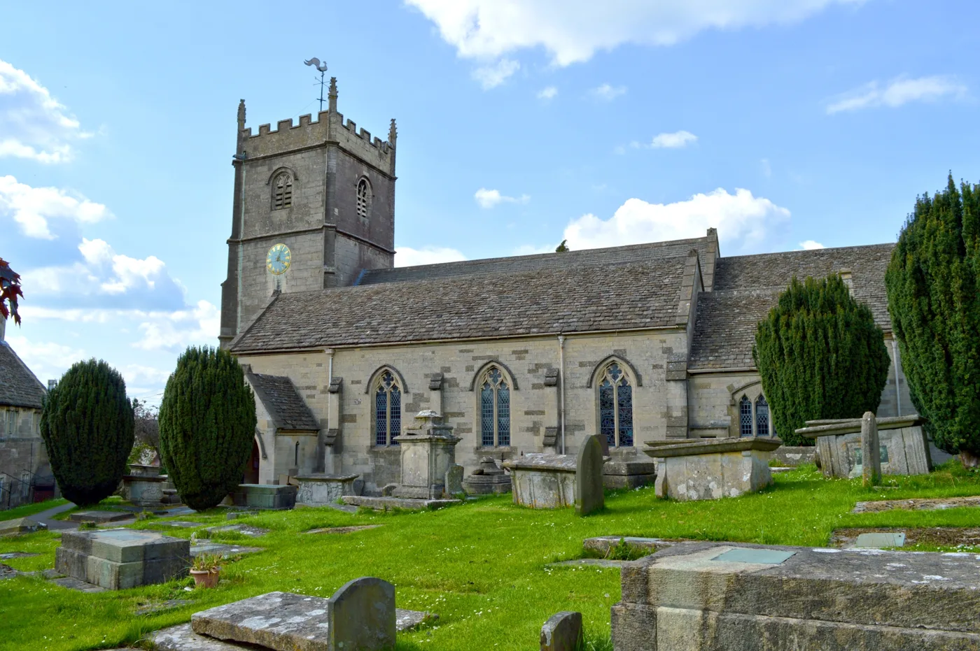 St Mary Magdalene at Church Place, Rodborough. Rodborough Endowed School, next to the church, is two of the ward's five polling stations on 13 October