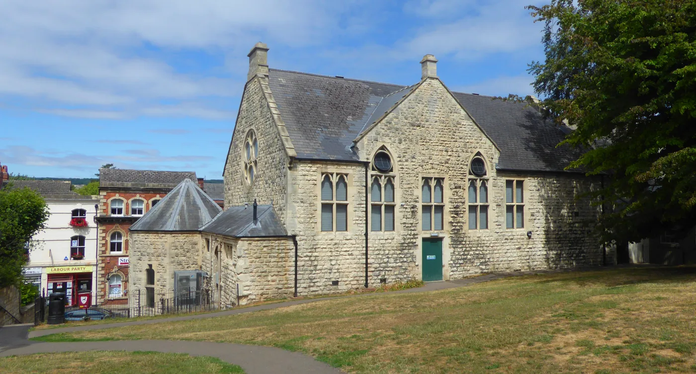 Lansdown Hall and Gallery, Stroud, which hosts the festival's heritage exhibition and most of the Play On Stroud theatre weekend