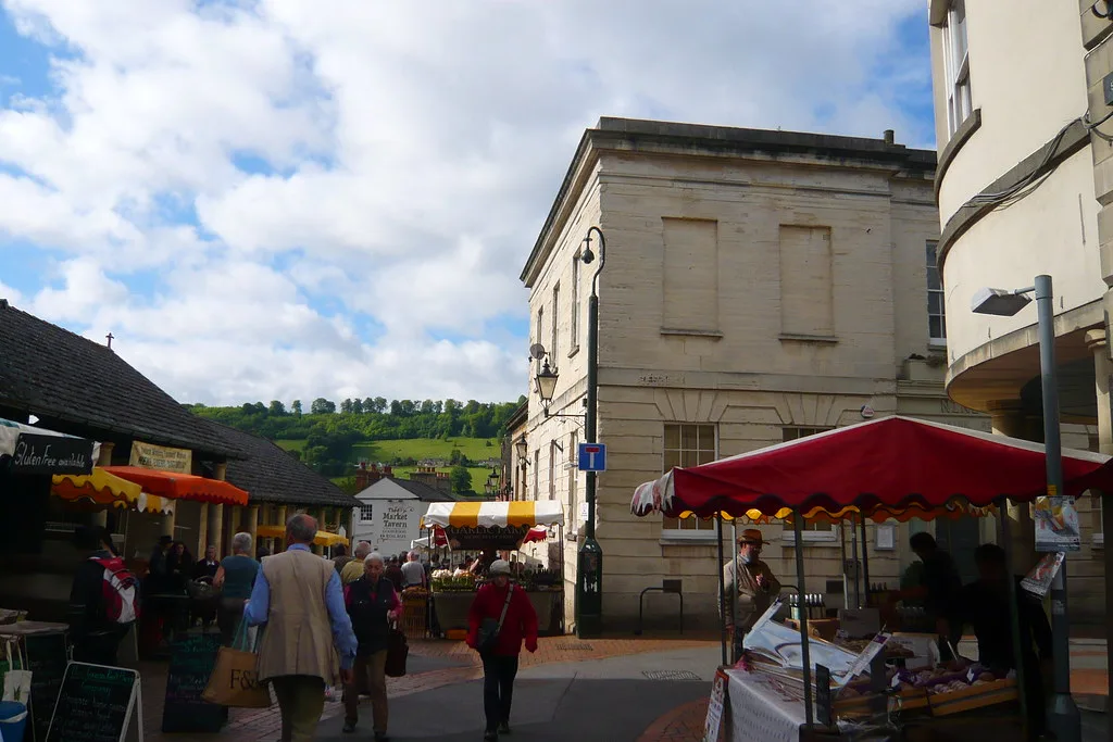 Stroud town centre on a market day. Stroud Central, the ward covering the centre, has the highest claimant rate of any ward in the district