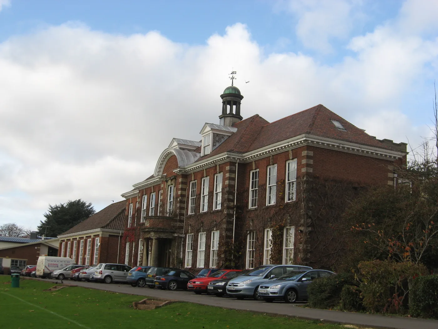 Stroud High School on Beards Lane, off Cainscross Road. Its Year 11 collected GCSE results on 20 August